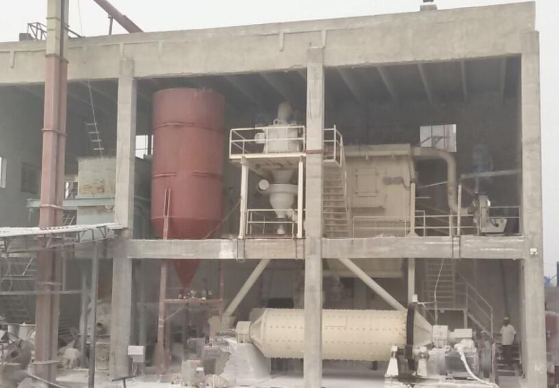 礦物填料項目調(diào)試完成