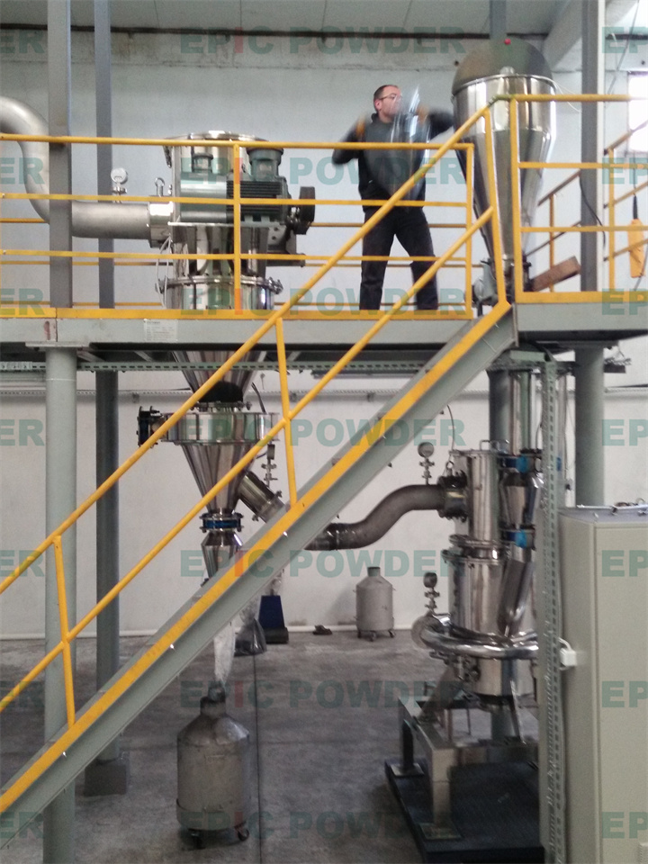 小產量對噴式氣流粉碎機