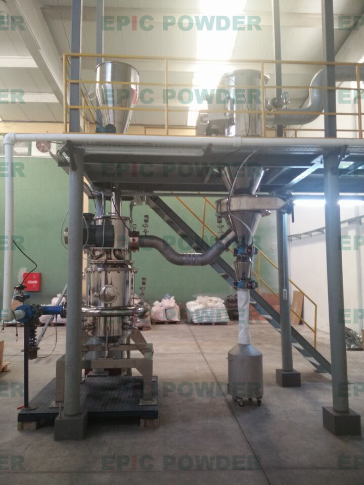 實驗型對噴式氣流粉碎機