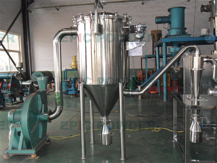 小產量對噴式氣流粉碎機