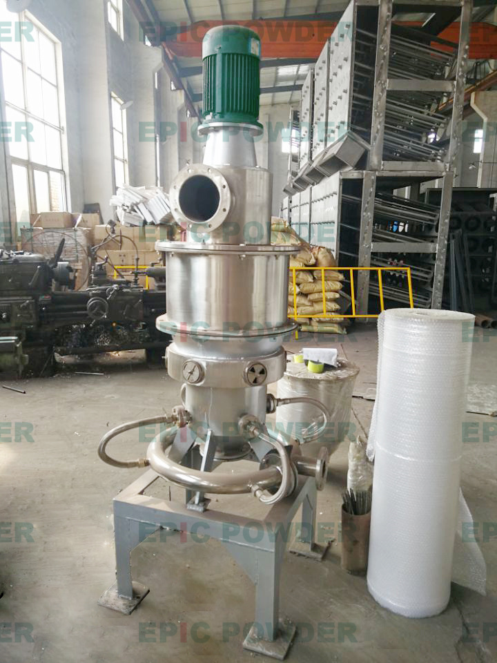 實驗型圓盤式氣流磨