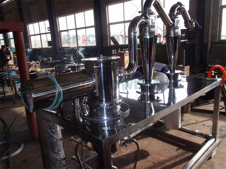 小產量扁平式氣流粉碎機