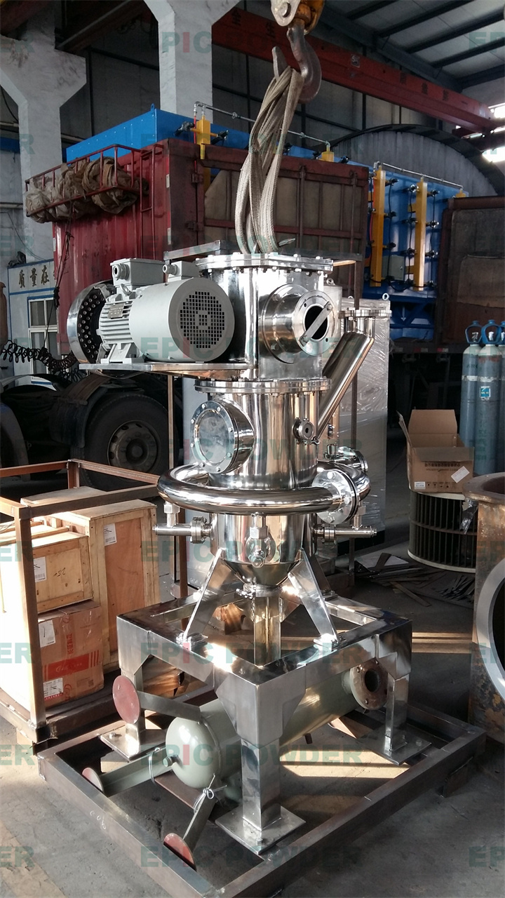 實驗型圓盤式氣流粉碎機