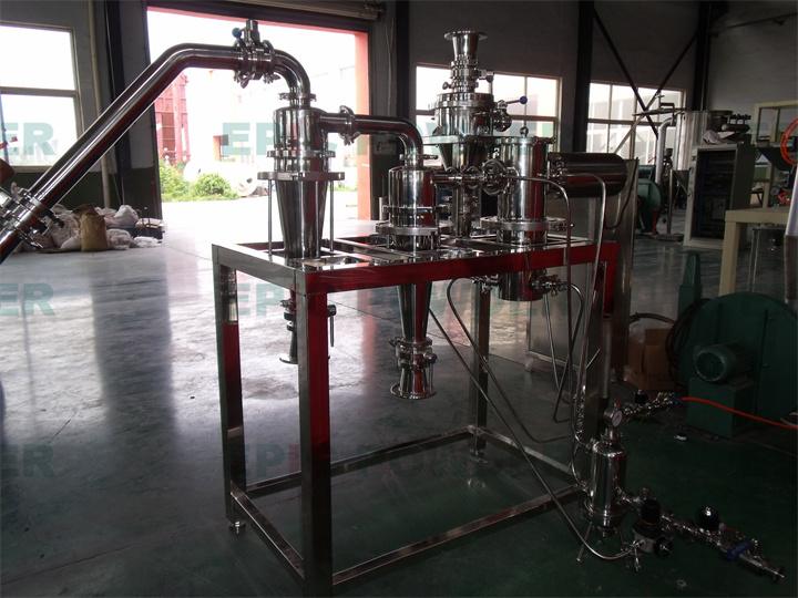 實驗型對噴式氣流粉碎機